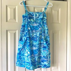 Lilly Pulitzer Fresh Catch Toile Lola Dress